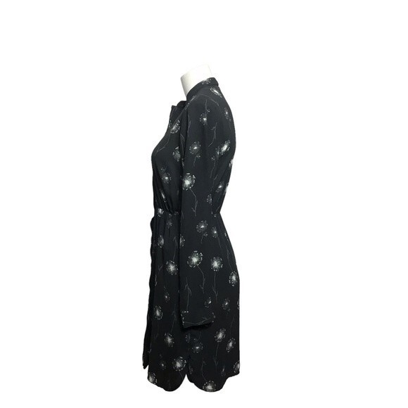 Ann Taylor‎ Loft Black Dandelion Shift Dress - Picture 4 of 10